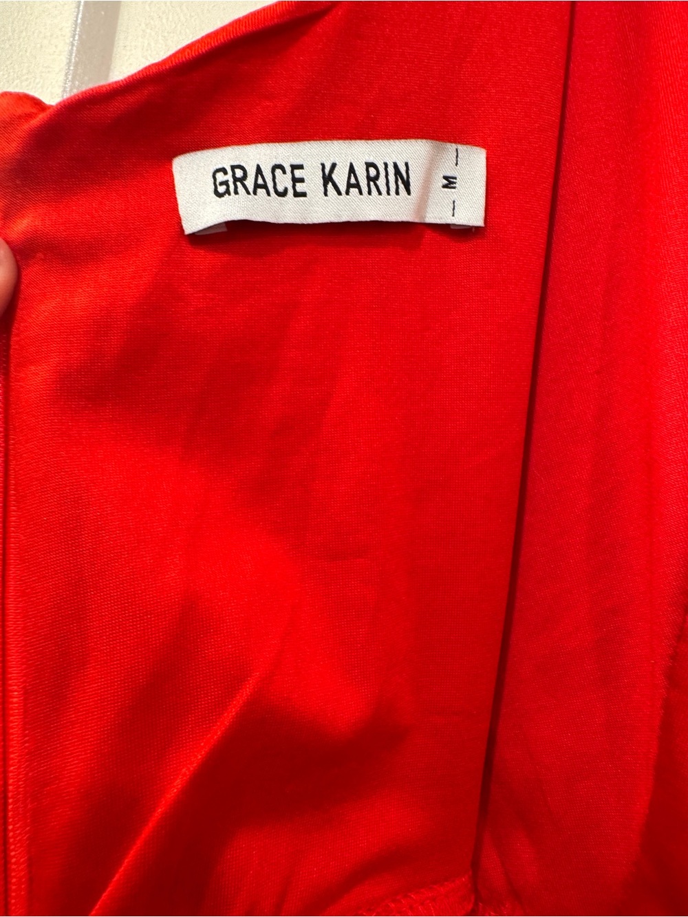 Grace Karin Red Sleeveless Dress - Picture 4 of 7